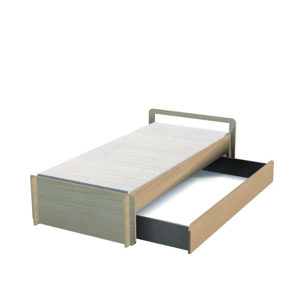 Das Bett aus Holz
